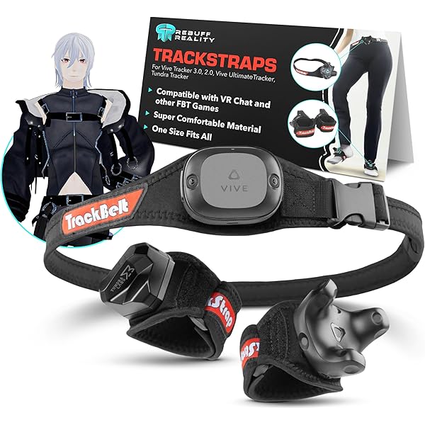 Vive Ultimate Tracker 3 Pack + Dongle— Full-Body Tracking for VR