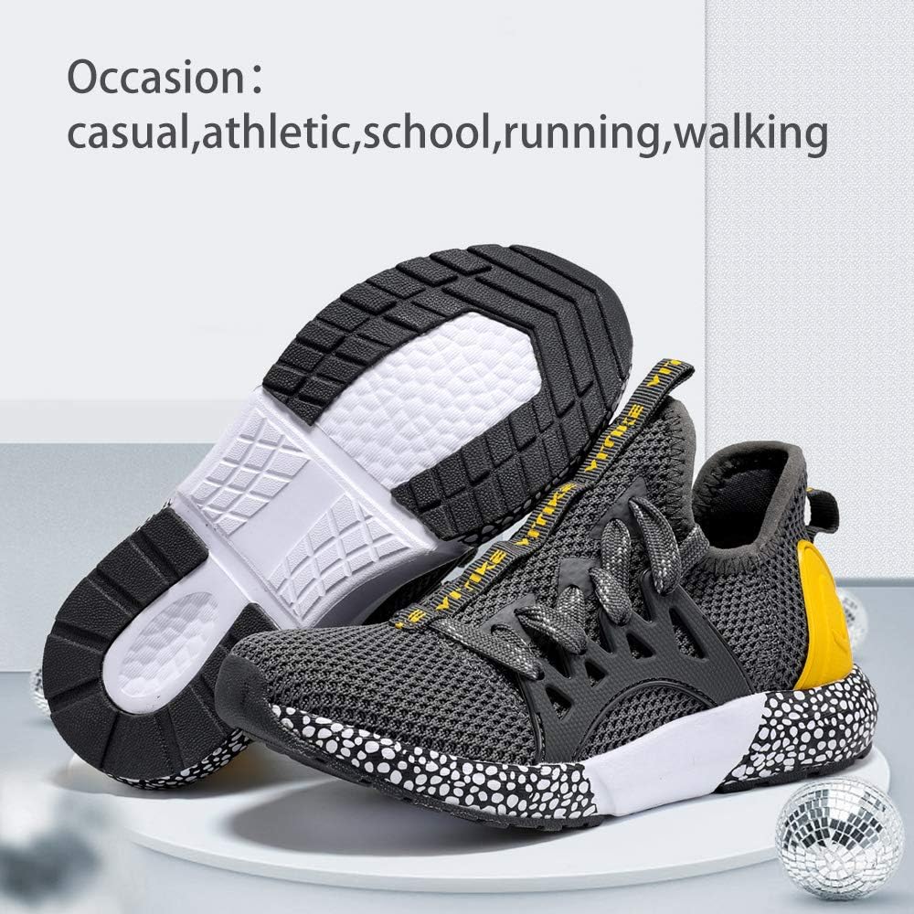 VITUOFLY Boys Sneakers Kids Running Shoes Girls Mesh Fitness Shoe Indoor Training Sneaker Lightweight Outdoor Sports Athletic Tennis Shoes for Little Kid/Big Kid: Shoes