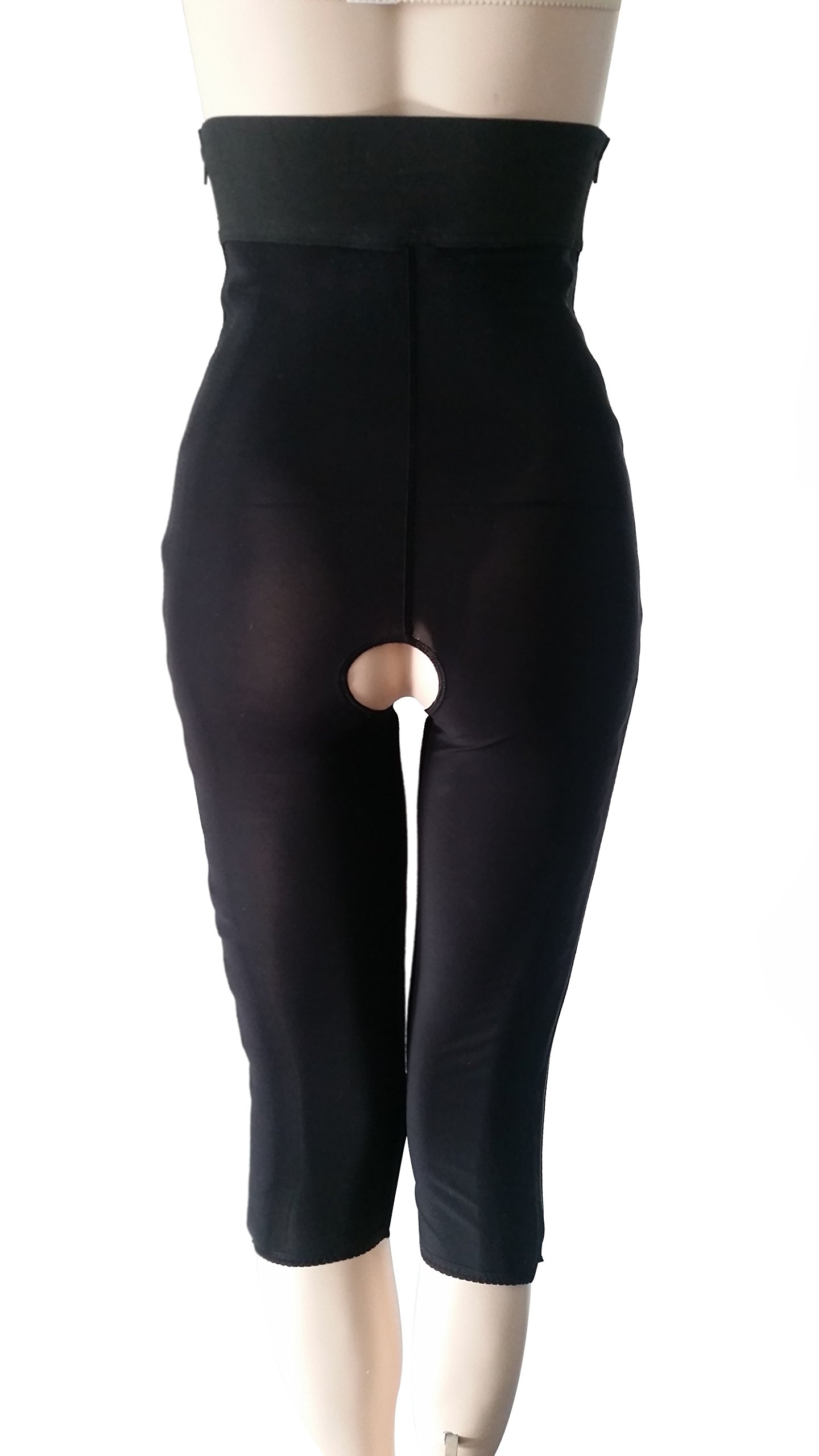 High Waist Liposuction Compression Garment, Below The Knee, Post
