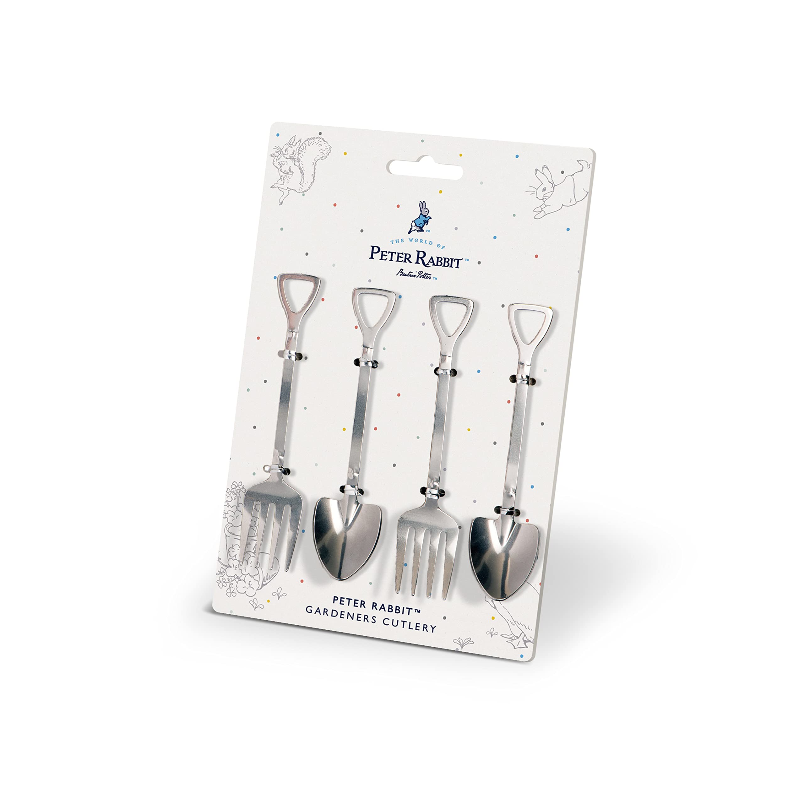 Eddingtons Peter Rabbit Classic Gardeners Cutlery - Set of 4