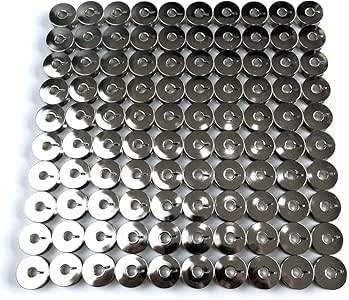100 bobinas con caja para máquina de coser Singer 20U Zig Zag: Amazon.es: Hogar