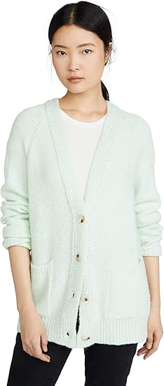 Amazon English Factory レディース オーバーサイズ カーディガン Us サイズ Medium カラー グリーン カーディガン ボレロ 通販