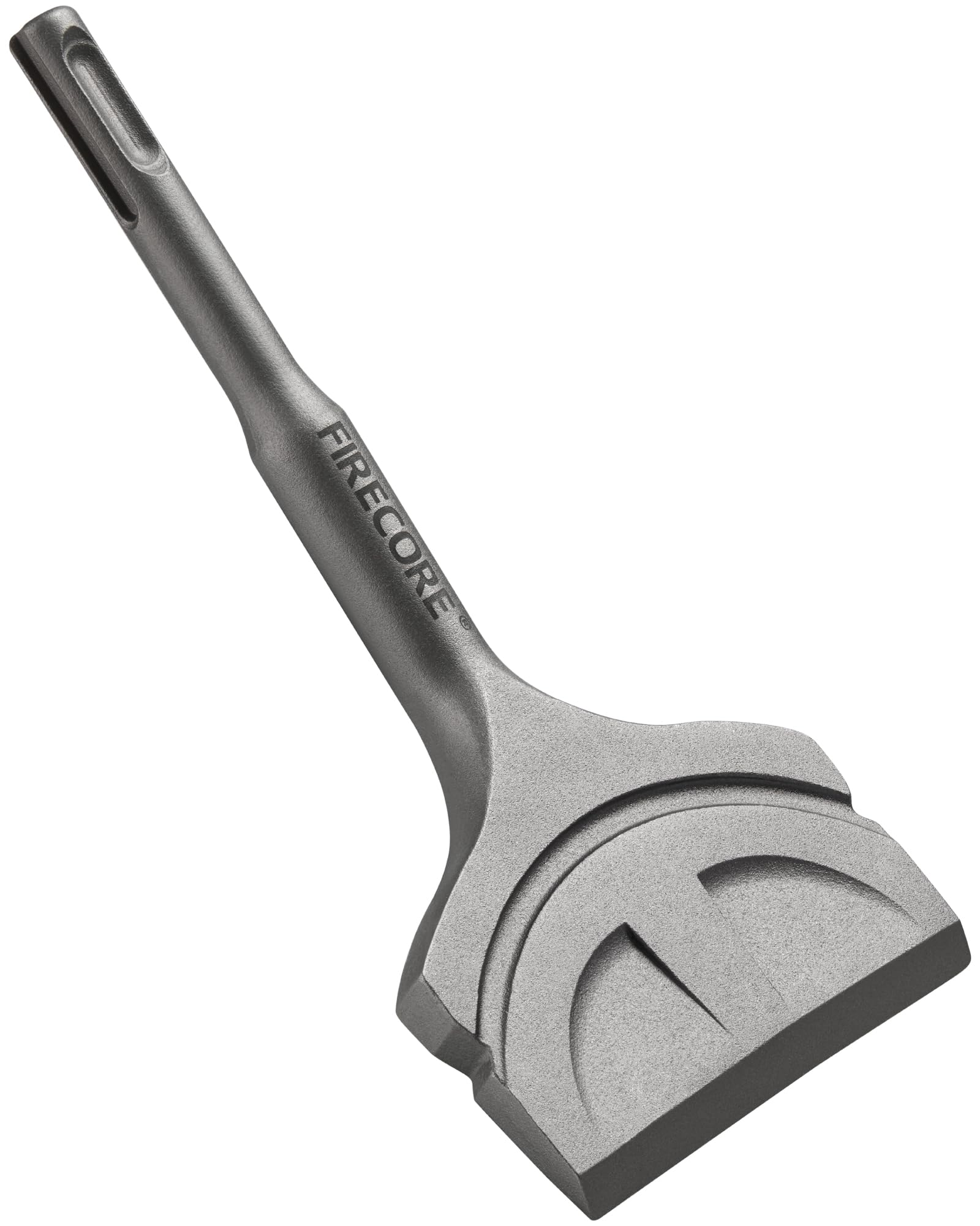 Firecore Tile Chisel SDS Plus 165mm x 70mm, SDS Plus Chisel Angled, flatchisel for Removing Tiles for Hammer Drill