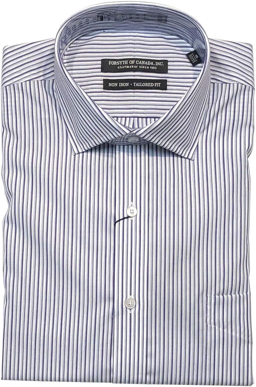 forsyth of canada non iron tailored fit dress shirt