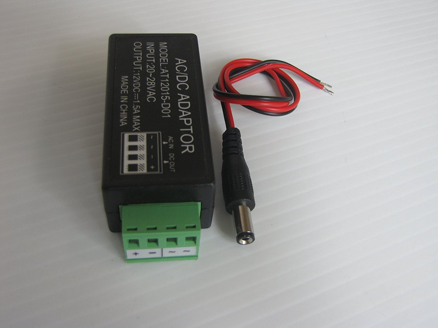 24VAC To 12VDC Convertor For CCTV Security Camera Power Supply Adaptor