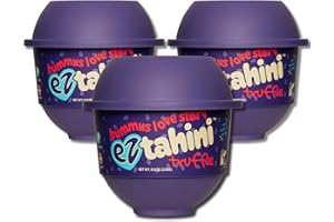EZTAHINI Truffle Tahini 3-Pack by EZ Tahini, Fresh Tahini Dip or Spread in Easy-to-Mix Cup: Healthy & Delicious Dip for Veggies & Snacks; if you like hummus, you'll love EZ Tahini; Gluten Free, Vegan, 3-Pack