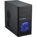 Rosewill Micro-ATX Mini Tower Computer Case with Dual USB 3.0, Dual Fans and 12.5-Inch Card LINE-M Black
