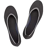 Frank Mully Women's Ballet Flats Round Toe Walking Flats Slip On Work Shoes Knitted Flats Shoes for Woman Soft Lightweight