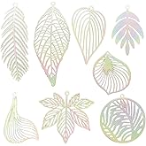 COLIGREE Dazzling Colorful Filigree Charms Hollow Out Multicolor Geometric Filigree Pendants for DIY Jewelry Making Earrings Necklaces Components