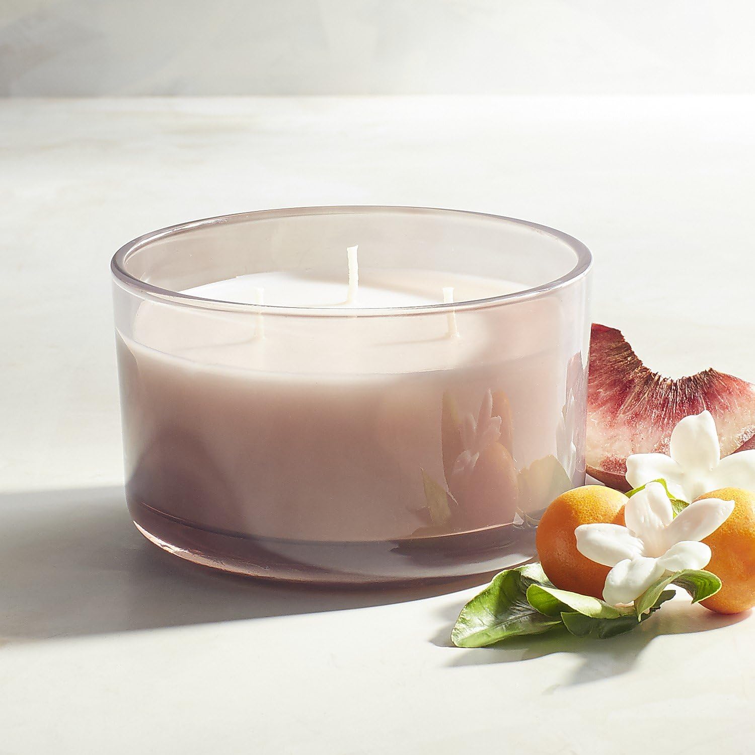 Pier 1 Imports Vintage Linens Filled 3-Wick Candle