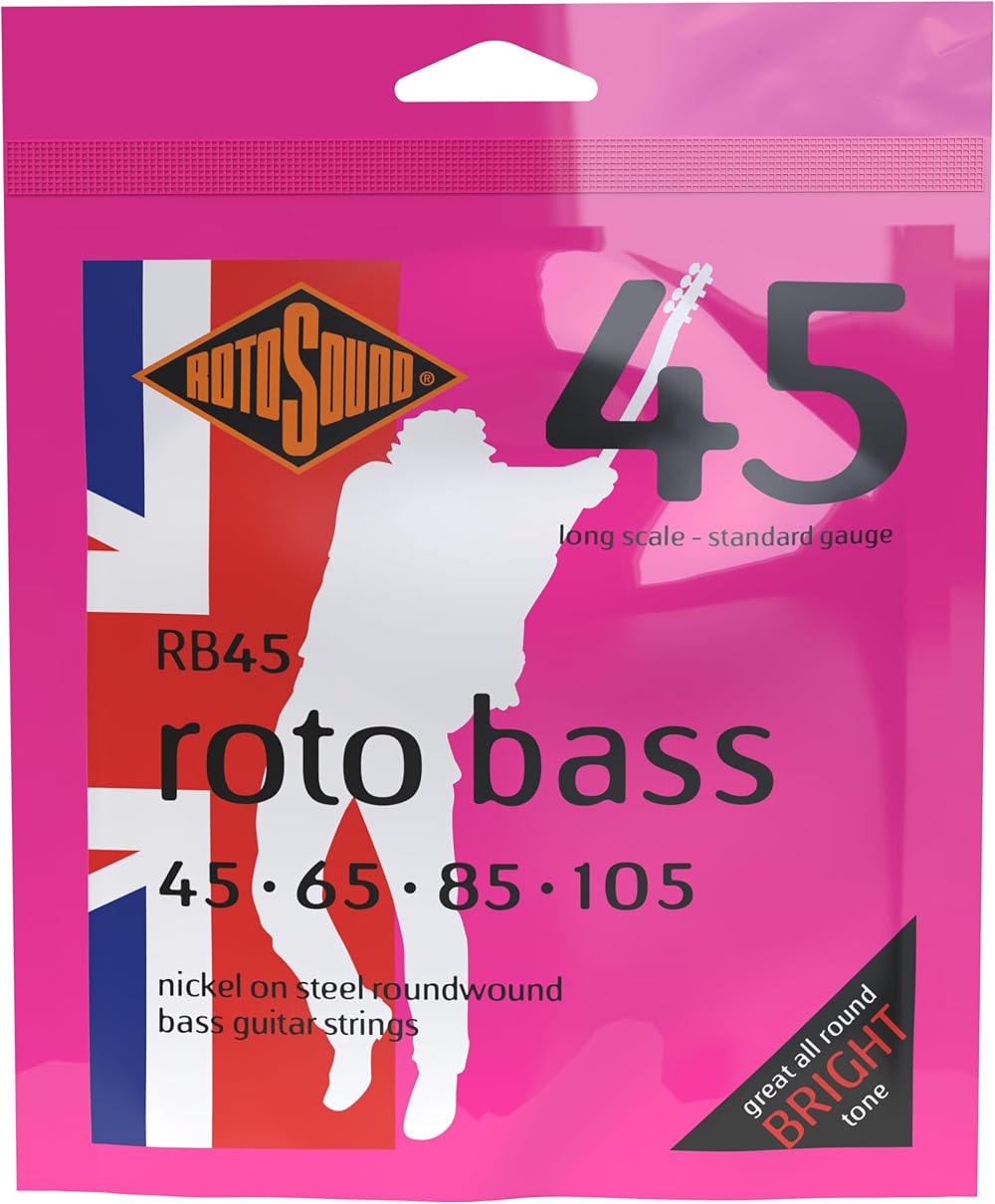 Rotosound RB45 Nickel Bass Strings 45-65-85-105 Light Gauge