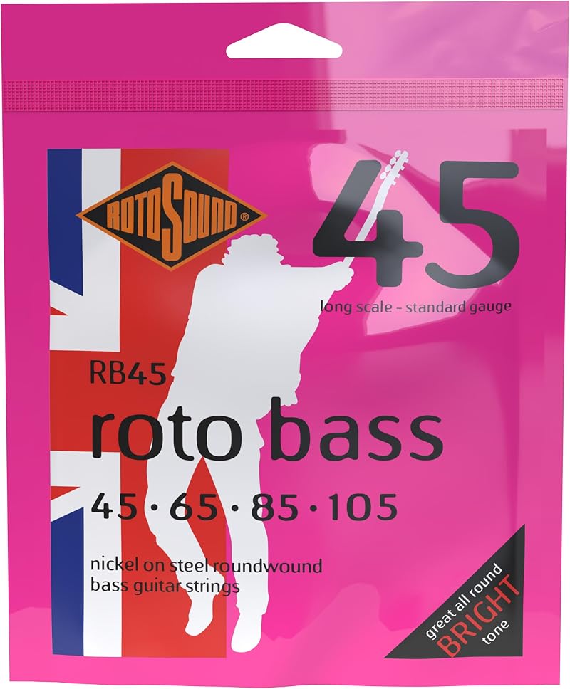 Rotosound RB45 Nickel Bass Strings 45-65-85-105 Light Gauge