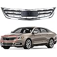 AOKAILI Front Bumper Grille Compatible with 2014-2020 Impala LT, Premier, LS, LTZ, Eco,Chrome Upper Grille