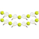 Tennis Garland Decoration &ndash; Sports Theme Birthday Party Banner Decor
