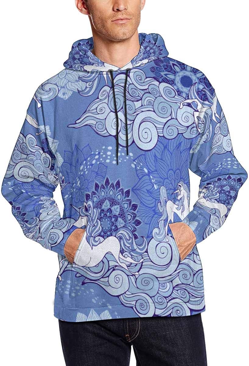 Fleece INTERESTPRINT Mens Long Sleeve 