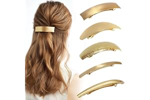 Vintage Gold Tone Metal Hairpin Set Unique Design Hairpins Retro Charm Modern Fashion Various Styles Suitable for All Hair Do