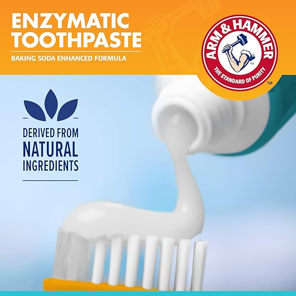 ARM & HAMMER FOR PETS FRESH BREATH ENZYMATIC DOG DENTAL CARE KIT – INCLUDES DOG TOOTHPASTE, DUAL SIDED TOOTHBRUSH AND FINGERBRUSH – BAD BREATH TREATMENT, CHICKEN FLAVOR, 2.5 OUNCE