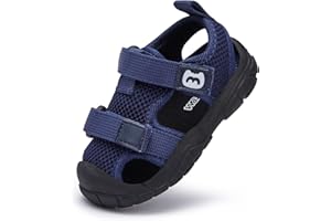 BMCiTYBM Baby Boy Girl Closed Toe Summer Sandals Lightweight Shoes Infant Non-Slip First Walking Sneakers 6 9 12 18 24 Months