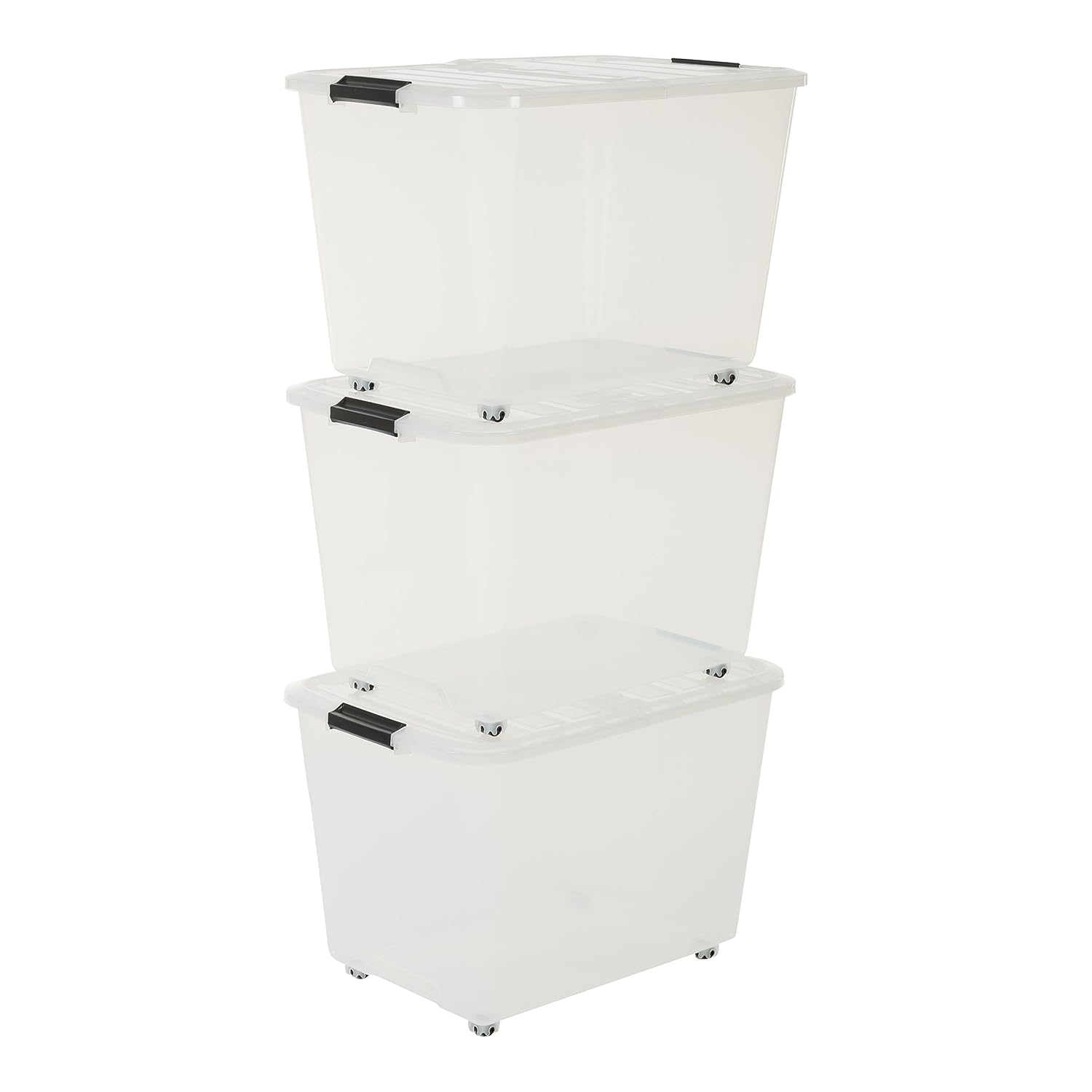 Panier De Rangement Pliable Avec Roulettes - Boîte Organisateur Mobile Et Empilable Pour Maison Et Dortoir