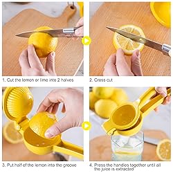 Buzazzy Metal Lemon Squeezer Lemon Juicer Lime