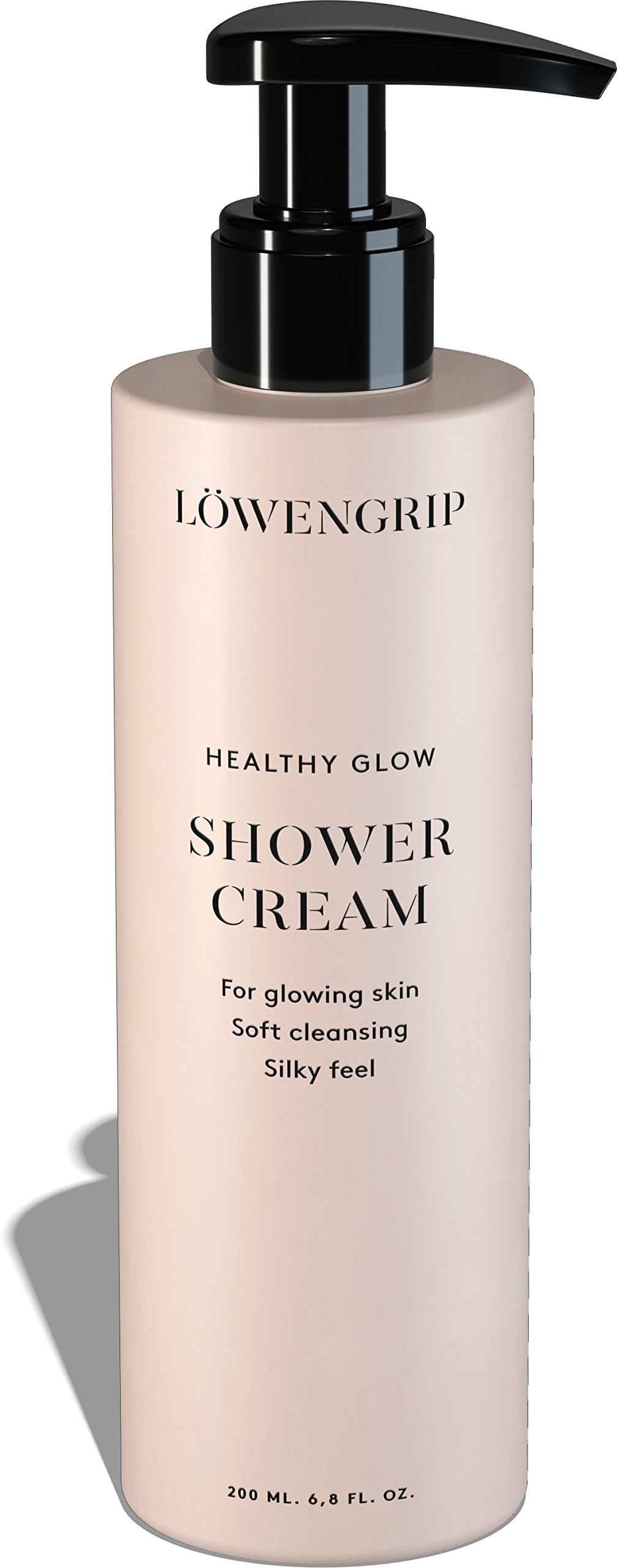 Löwengrip Healthy Glow Shower Cream. Prebiotics, betacarotene & nurishing dry skin. Rehydrates sensitive & normal skin. Gives luster and freshness. Sweden’s Fastest Growing Beauty Brand. 200 ml