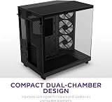NZXT H6 Flow RGB Compact Dual-Chamber Mid-Tower Case with 3 RGB Fans view 3