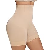 FRESBEIT Womens Shapewear Tummy Control, Girdles for Women Body Shaper High Waist Shapewear Shorts Under Dress