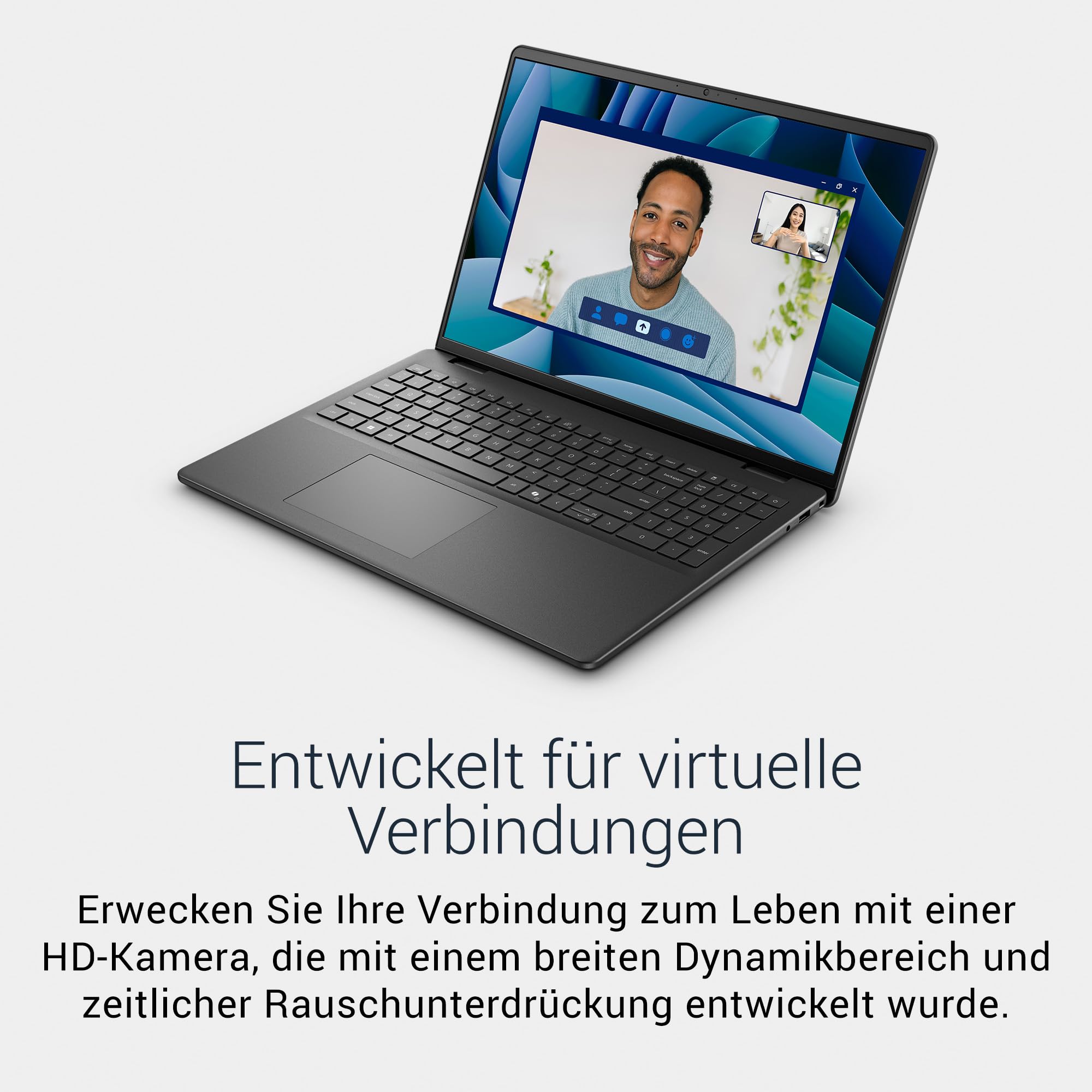 Dell 16 Laptop DC16250-16 Inch FHD+ (1920 x 1200) Display, Intel Core 7 Series 1, Intel UHD Graphics, 16GB DDR5 RAM, 1TB SSD, Windows 11 Home, Fingerprint Sensor, QWERTZ Keyboard - Black 5