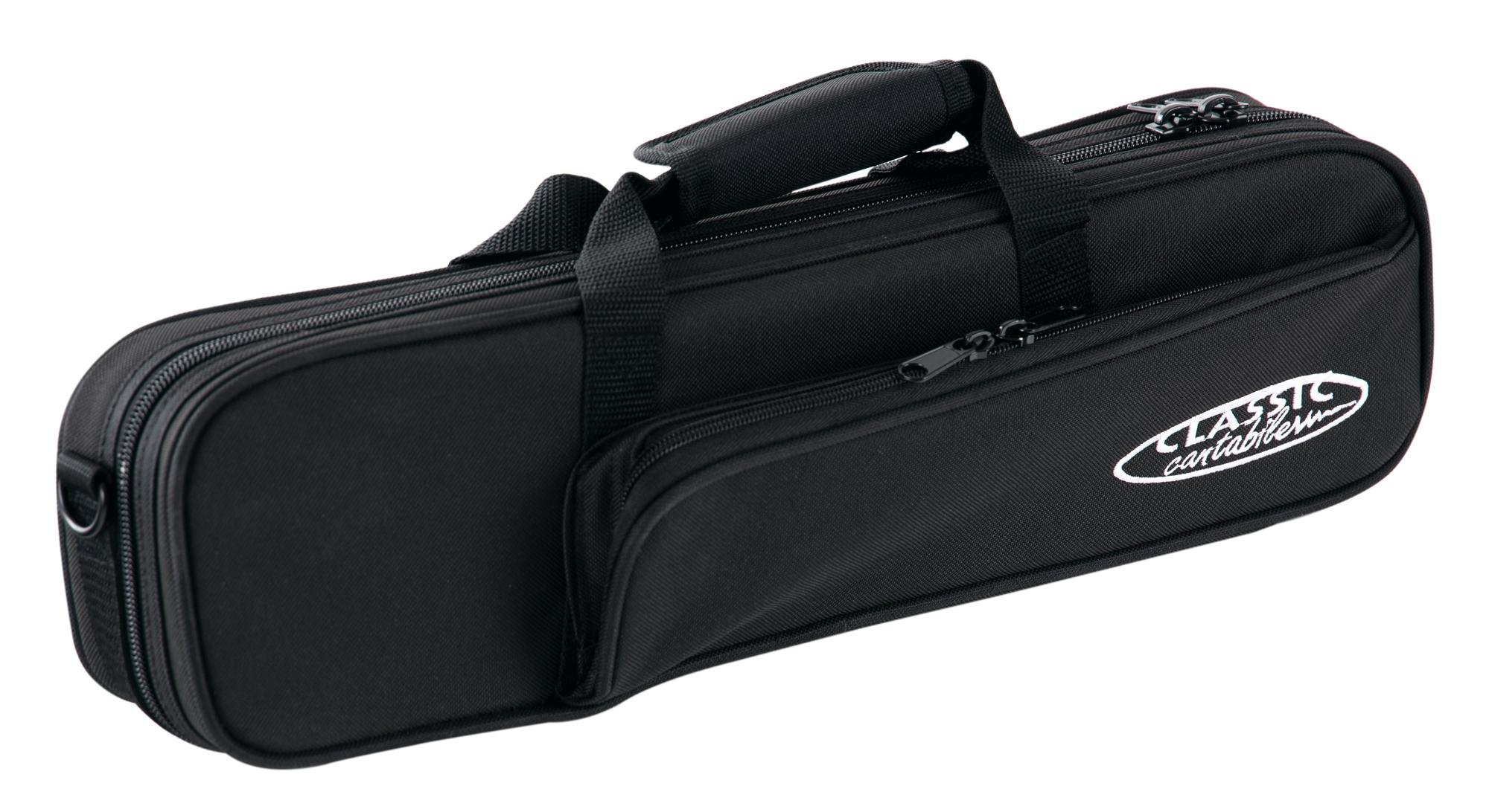 Classic Cantabile lightweight case for flute (flute case, light case, soft case, tearproof and waterproof outer fabric, high-quality thermal padding, outer dimensions: 40 x 12 x 9 cm)