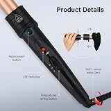 janelove 5-in-1 Curling Wand Set 9-32mm Ceramic Barrels Long Hair Temp Control view 5