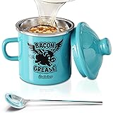 PGYARD Mini Bacon Grease Container With Strainer