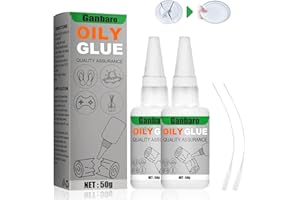 GANBARO 2 Pcs Welding High-Strength Oily Glue, Clear Craft Glue Welding Glue Extra Strength Waterproof Instant Liquid Glue forWood, Plastic, Ceramics, Metal Dry in 10 s