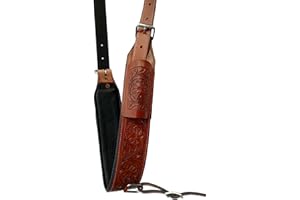 WEMBILS Tan Cinch Leather Latigo Strap Horse Western Saddle Latigos Off Billet with Holes