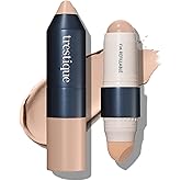 Trestique Foundation Stick - Refillable Face Stick With Built-In Sponge, Clean Beauty Medium Coverage, Sustainable Makeup