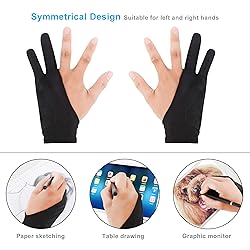 Auskang Digital Drawing Glove 2 Pack for Drawing
