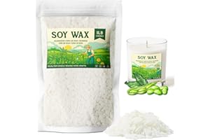 NORVENCE Soy Wax for Candle Making, Natural Soy Wax Flakes 1lb, Premium Candle Wax for Crafting