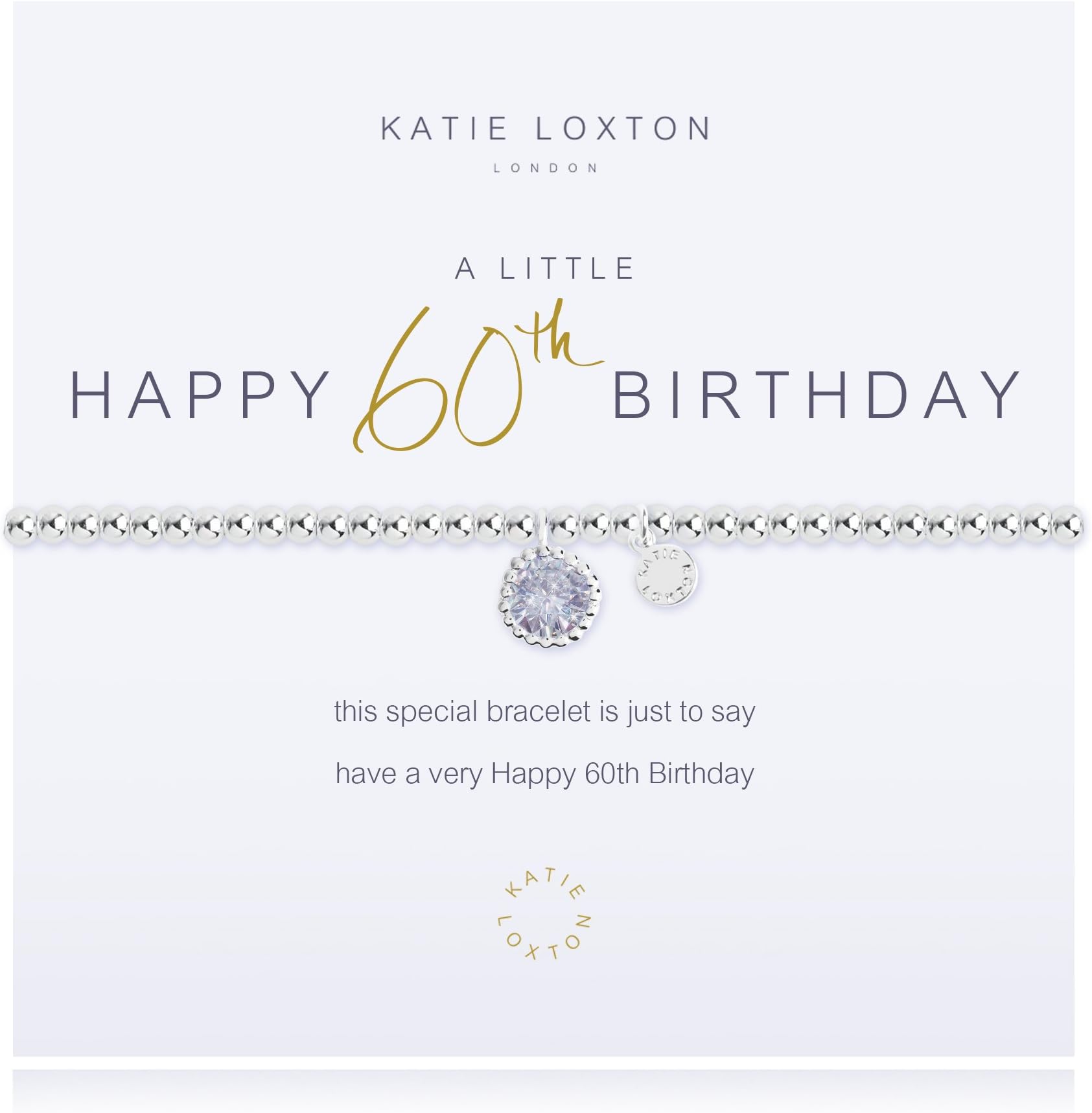 KATIE LOXTON a Little Birthday Celebration Womens Stretch Adjustable Band Fashion Charm Bracelet