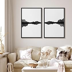 MUDECOR Framed Canvas Print Wall Art Set Minimal