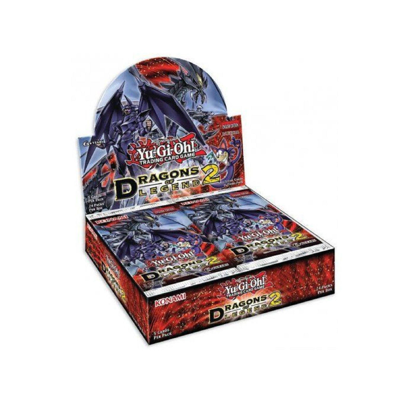 YU-GI-OH! Dragons of Legend 2 - Complete Display - English - Ages 7+ - 2 Player - Card Game