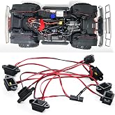 RCHUBAM RC Fender Light LED Rock Chassis Light with 8 Lamp Beads for TRX-4 | 8PCS LED Ligth,RC Upgrade Parts