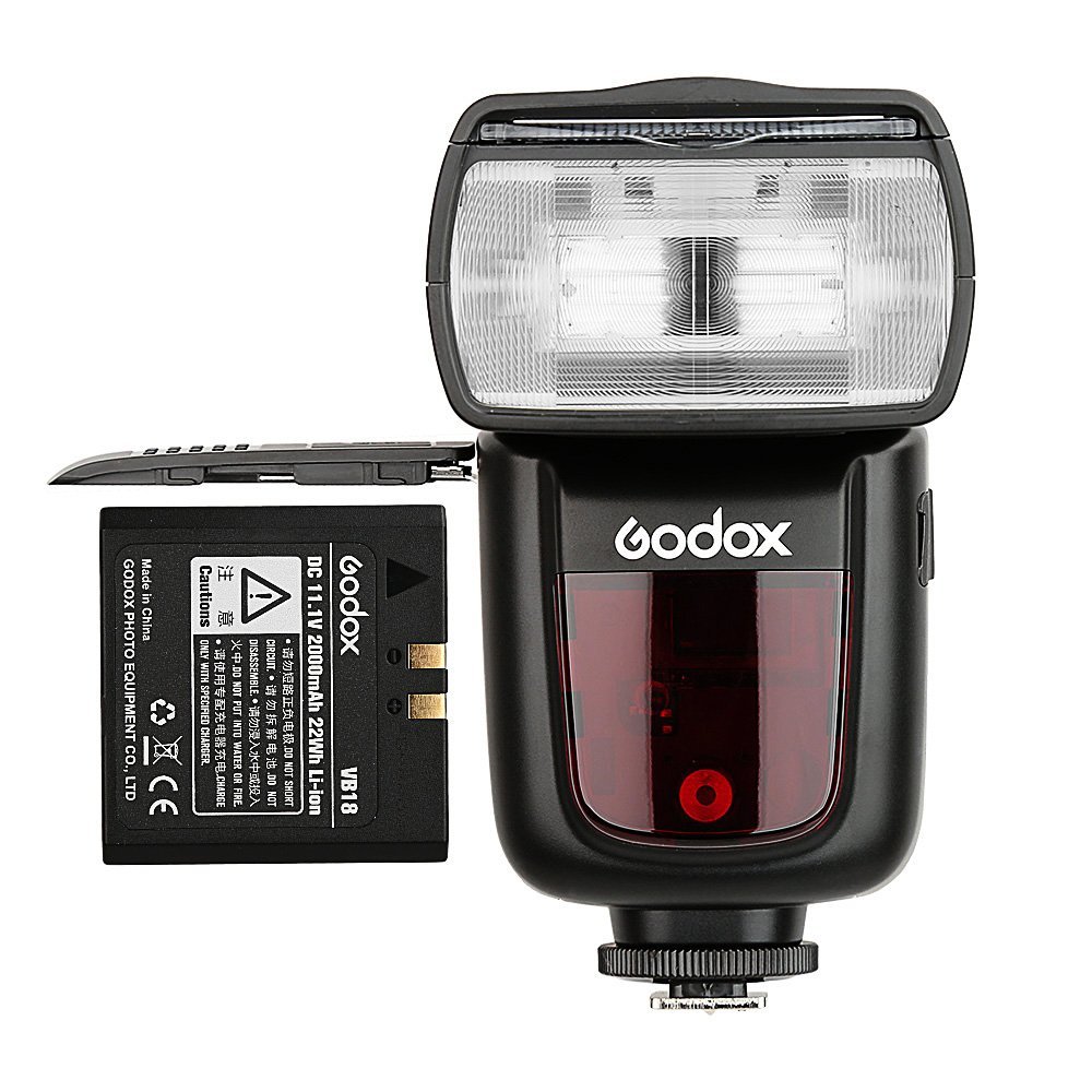 Godox V860II-S V860IIS TTL Flash for Sony, GN60, HSS 1/8000s, 2.4G Wireless Speedlite, Li-ion Battery (650 Shots), External On-Camera Flash with Diffuser Kit