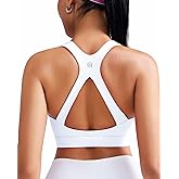 RUNNING GIRL Sports Bra for Women High Support, Molded Cup High Impact Sports Bras with Sewn in Pads Workout Running Bra
