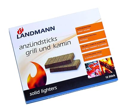 Landmann Grillanzünder, Braun, 12 Stk pro Packung