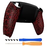 eXtremeRate Textured Red Non-Slip Custom Back Plate