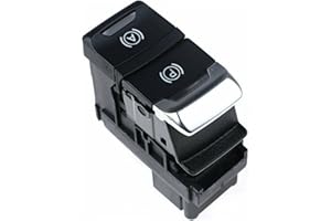 Riloer Parking Brake Control Switch Button, Compatible with Audi 09-16 A4 B8 Q5 A5 S5, 8K1927225 8K1927225C 8K1 927 225 C