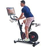 Echelon EX5-S Smart Connect Fitness Bike, 30-Day Free Echelon Membership, Easy Storage, Small Spaces, Cushioned Seat, Solid, Top Instructors, 32 Resistance Levels, Bluetooth, (Renewed Premium)