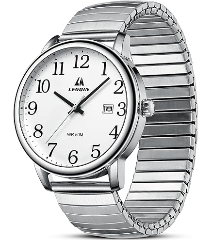 Amazon.com: Blekon Collections Silver Super Large White Face  display picture 1