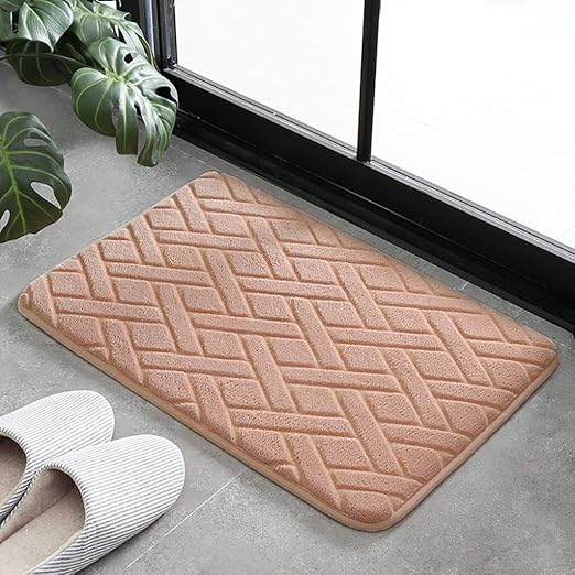 Amazon Com Zxpag Bathroom Rugs Small Bathroom Rugs Non Slip Easy Care Machine Wash Thick Shower Bath Rug Absorbent Bath Mat E 60 X 90cm Home Kitchen