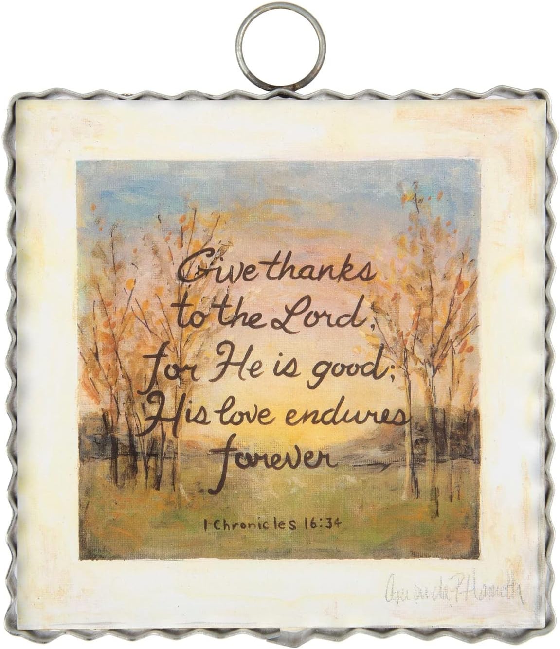 Decorative Garden Stakes - The Round Top Collection - Mini Hamilton The Lord is Forever Good