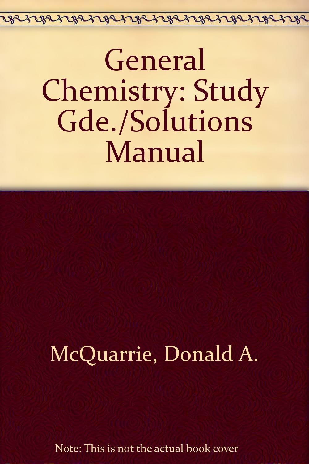 General Chemistry: Study Gde./Solutions Manual Paperback – 1 Feb 1987